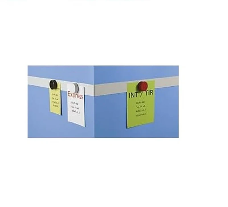 MAUL Ferroband, self-adhesive magnetic wire wall rail, white, white, 6212002 - Image 1