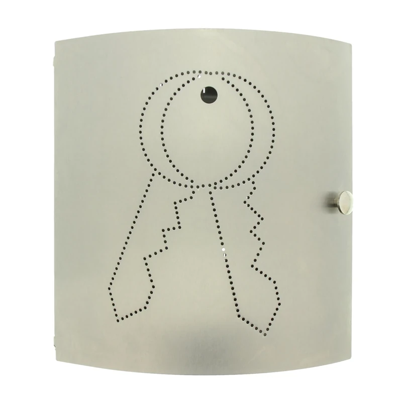 Burg-Wächter Como 6401/22 Ni Stainless Steel Key Box, Grey