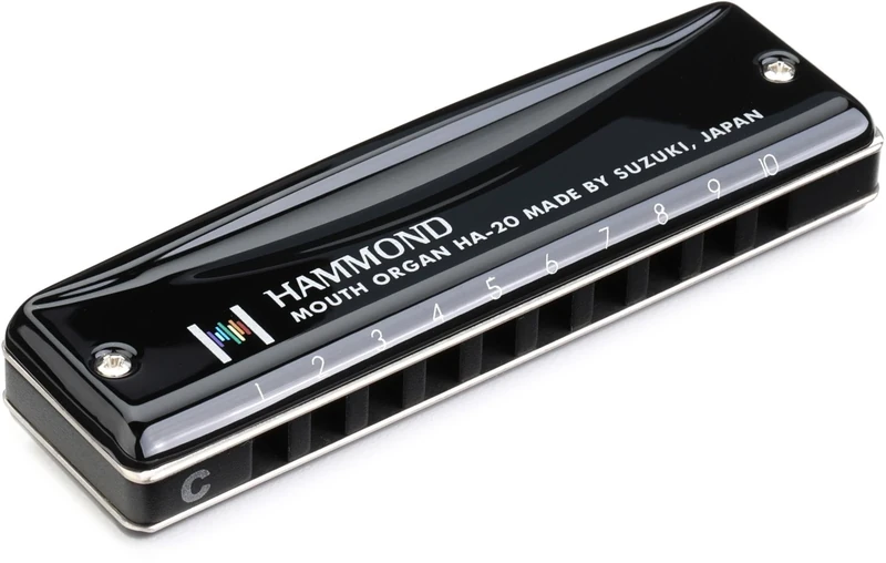 Suzuki Diatonic Harmonica Hammond HA-20 key of C