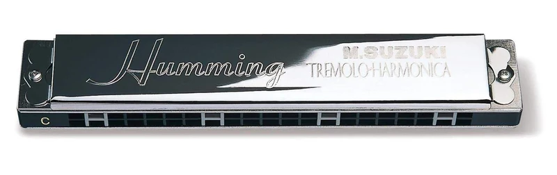 Suzuki 21-hole Tremolo Harmonica Humming SU-21HM - key of D