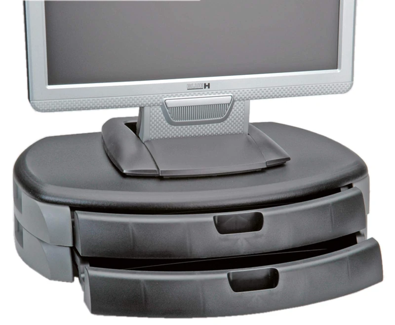 ROLINE Dual Monitor/Printer Stand Trend | Black