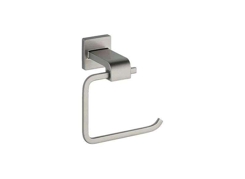 Delta 77550-SS Ara Wall Mount Open Square Toilet Paper Holder Bath Hardware Accessory in Stainless Steel