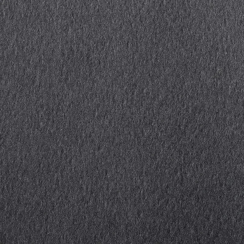 Clairefontaine - Ref 93770C - Etival Coloured Grained Drawing Paper (24 Sheets of Paper) - 50 x 65cm - 160gsm Cellulose Art Paper - Black - Acid Free, pH Neutral