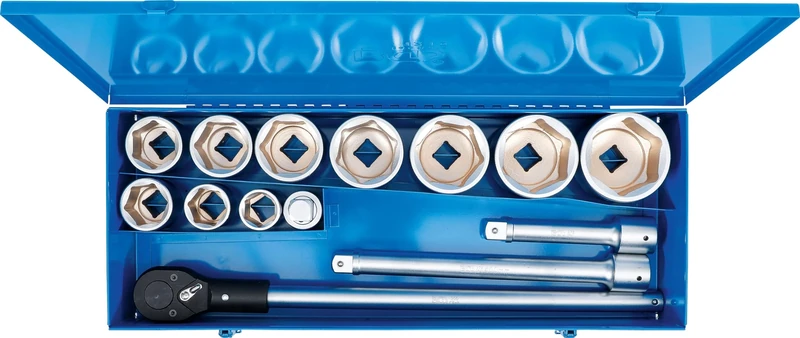 BGS 1210 | Socket Set | 25 mm (1") Drive | 15 pcs.