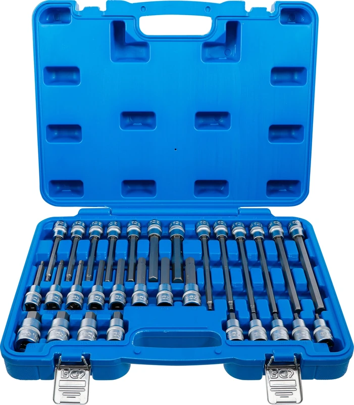 BGS 5181 | Bit Socket Set | 12.5 mm (1/2") Drive | internal Hexagon | 30 pcs.