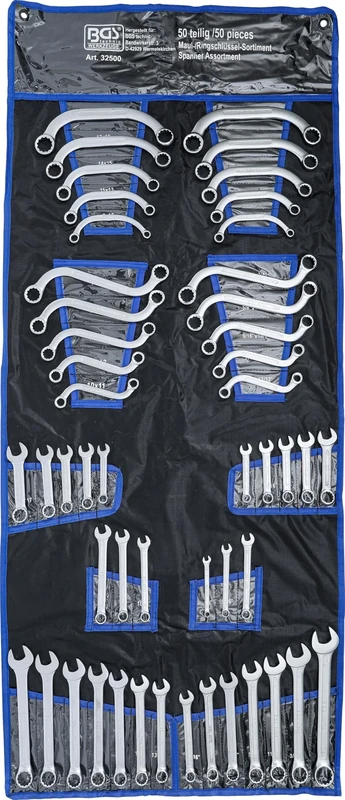 BGS 32500 | Combination Spanner Assortment | Inch / Metric Sizes | 50 pcs.