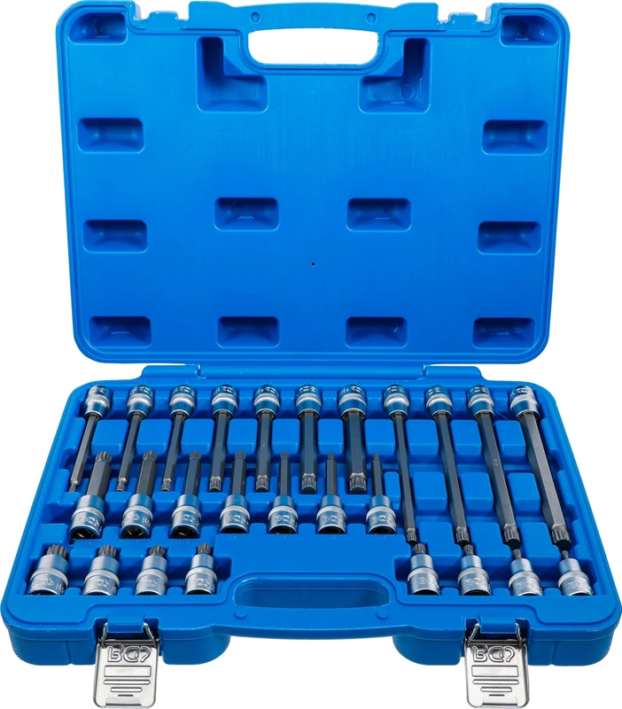 BGS 5180 | Bit Socket Set | 12.5 mm (1/2") Drive | Spline (for XZN) M4 - M16 | 26 pcs.