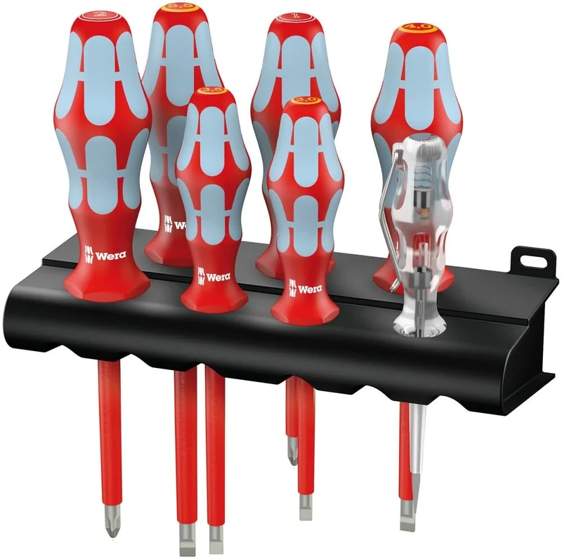 Wera 3160 i/7 Kraftform VDE Stainless Steel Lasertip screwdriver set, PH/SL, 7pc, 05022728001
