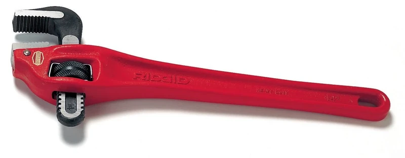 RIDGID 89435 Model 14 Heavy-Duty Offset Pipe Wrench, 14-inch Plumbing Wrench