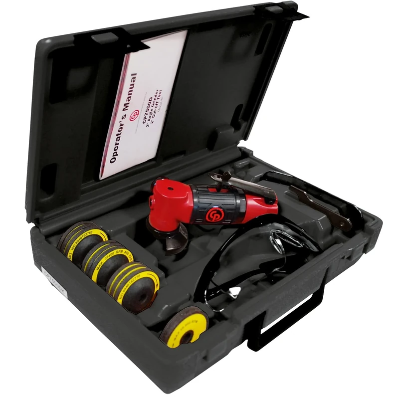 Chicago Pneumatic CP7500D 2-Inch Angle Grinder/Cut Off Tool , Red