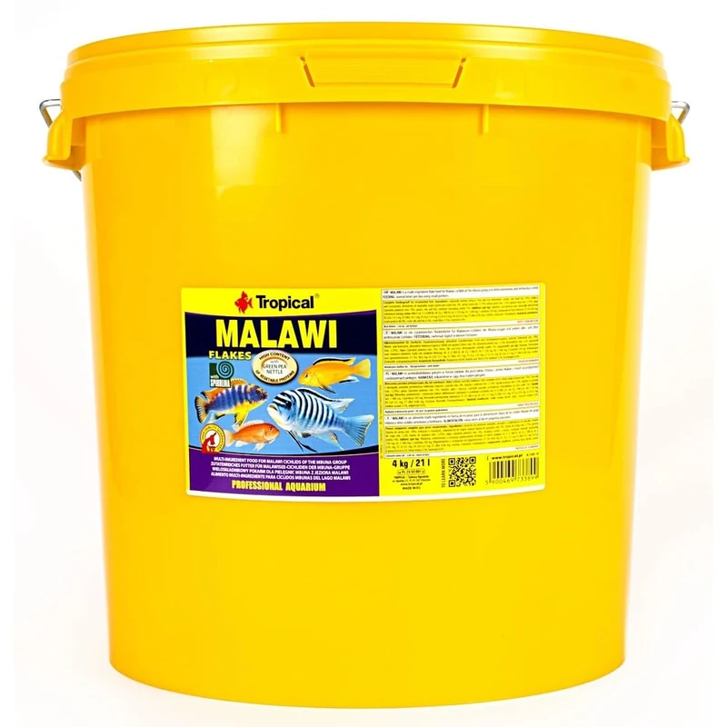 Tropical Malawi Special Vegetable Flake Food - 21L Content