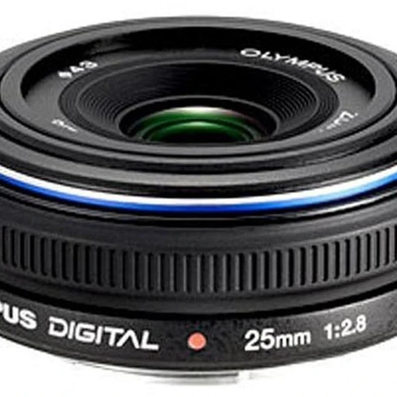 Olympus ZUIKO DIGITAL 25mm f/2.8 Pancake Lens - 95g, 23.5mm Thin