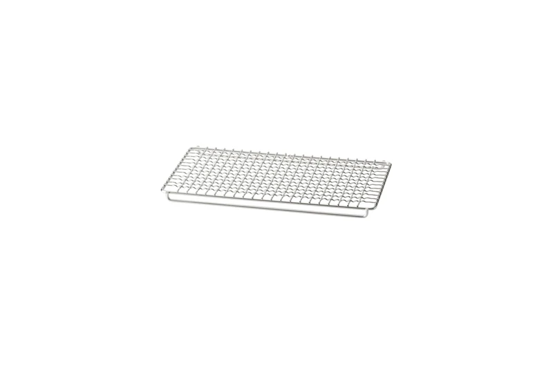 Snow Peak Stainless Half Grill Pro, half-size grill to fit Large Grill Bridge or Takibi Solo for outdoor cooking camping