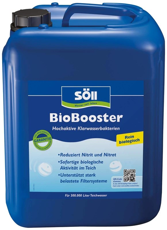 Soell BioBooster – highly active clear water bacteria removal, Increased nitrite and nitrate values