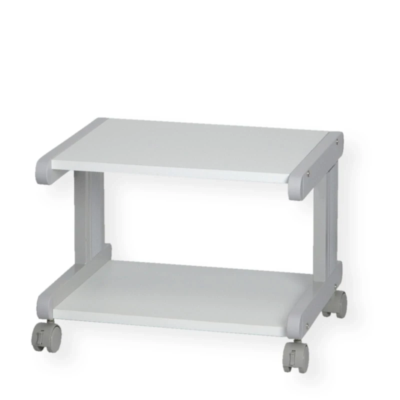 ROLINE Mini Printer Table | Mobile through 4 wheels | grey