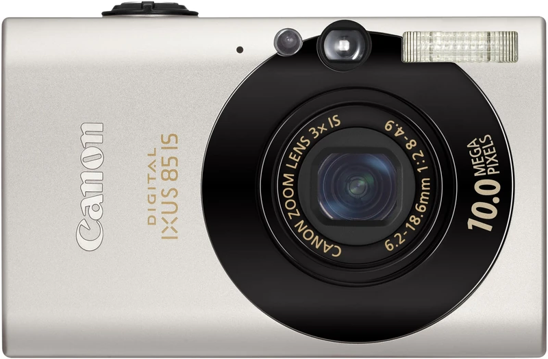Canon Digital IXUS 85 IS Compact Camera - Black (10 MP, 3x Optical Zoom) 2.5 inch High Resolution PureColor LCD II