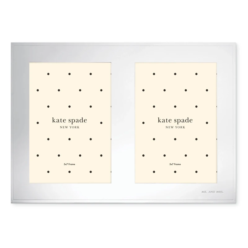 Kate Spade New York KS Darling Point Frame, One Size, Silver