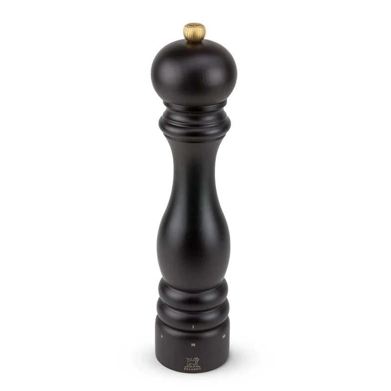 PEUGEOT - Paris u'Select 27 cm Pepper Mill - 6 Predefined Grind Settings - Made with PEFC Certified Wood - Made in France - Chocolate Colour
