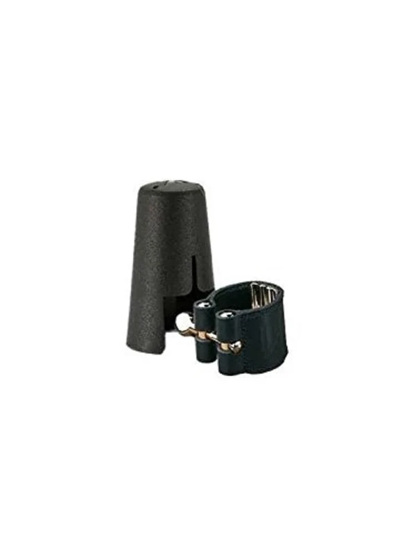 Vandoren Leather Tenor Saxophone Ligature with Plastic Cap