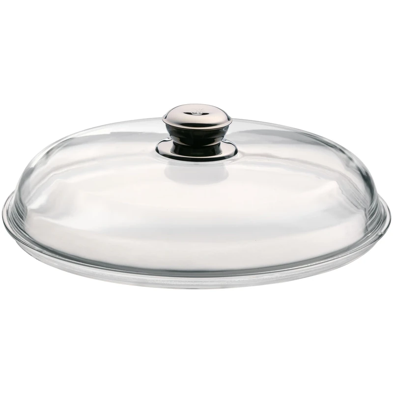WMF 32 cm Jumbo Glass Lid Oven Pan - Stainless Steel