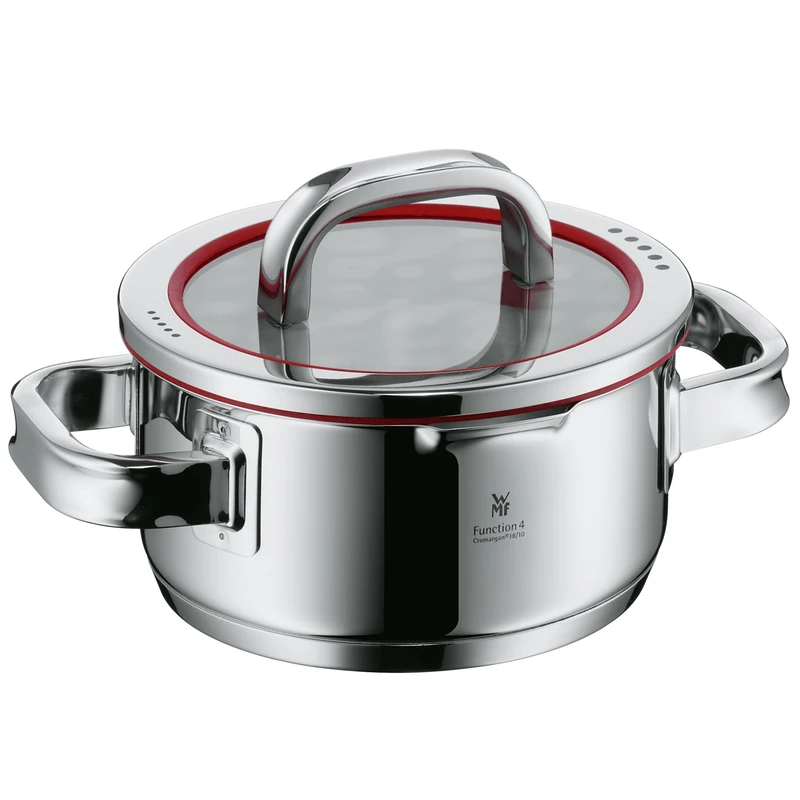 WMF Function 4 18/10 Stainless Steel 16cm Low Casserole with Lid
