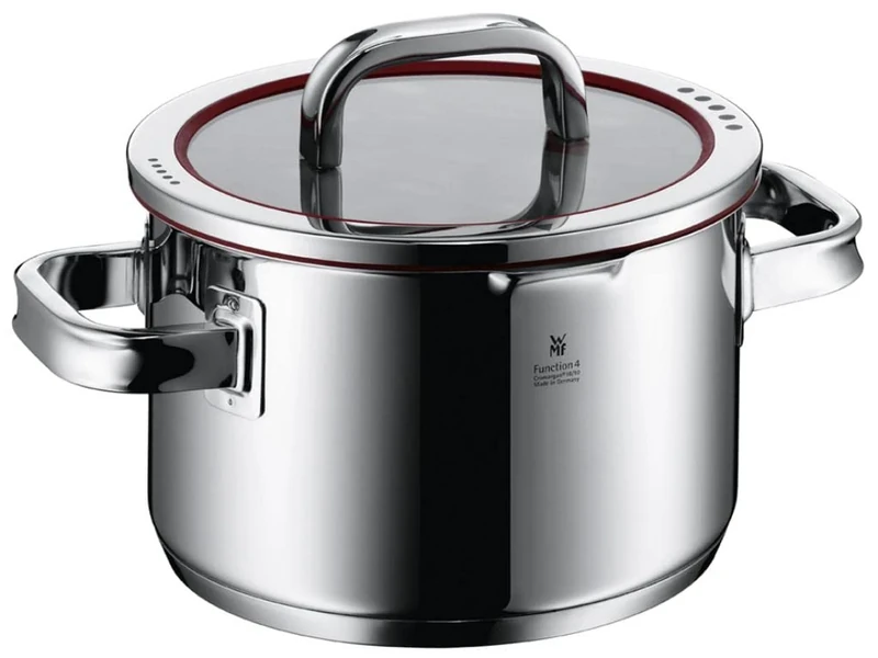 WMF Function 4 18/10 Stainless Steel 20cm High Casserole with Lid