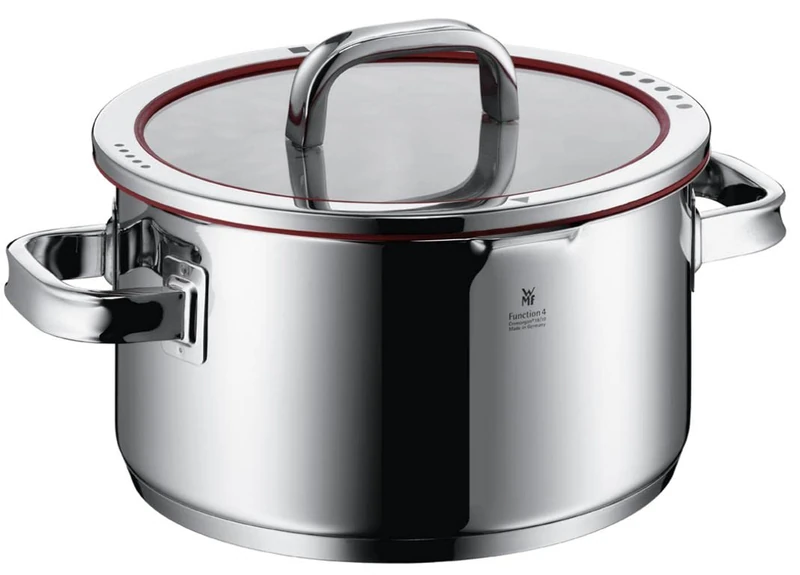 WMF Function 4 18/10 Stainless Steel 24cm High Casserole with Lid