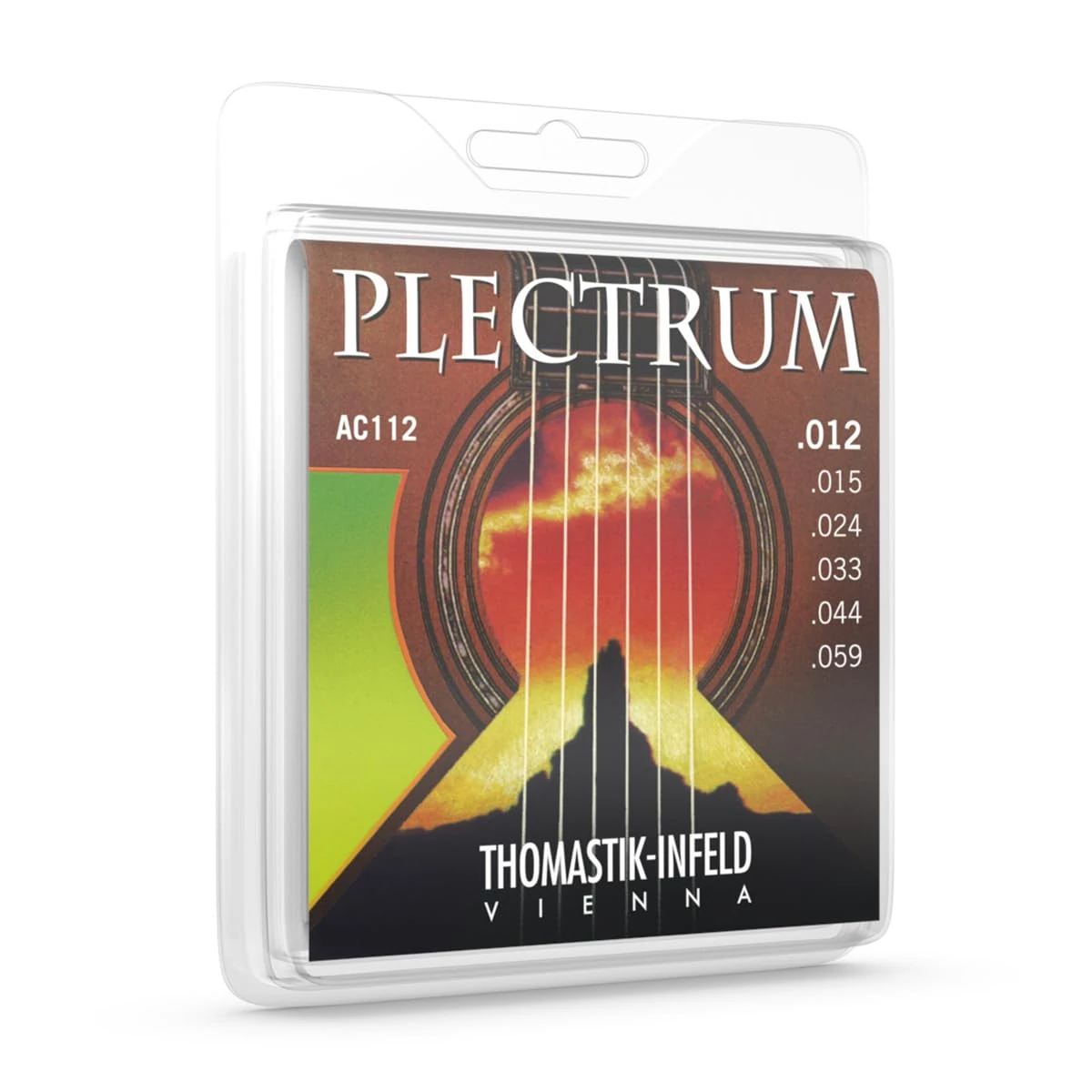 Thomastik Saiten für Akustikgitarre Plectrum Acoustic Series Satz AC113 Medium .013-.061 nickelfrei
