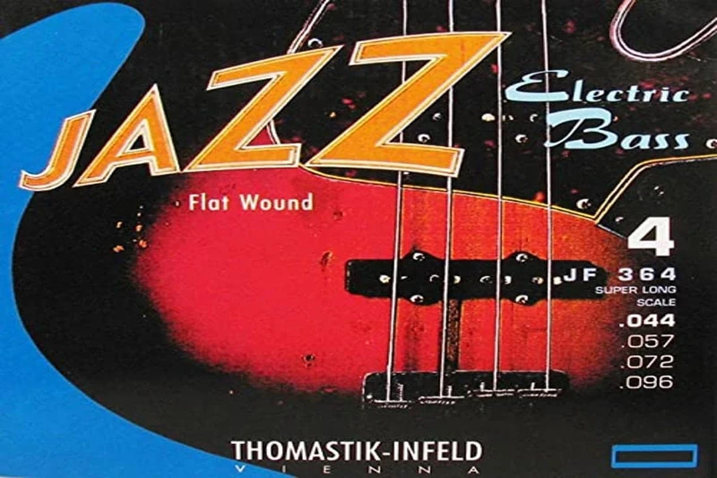 Thomastik Saiten für E-Bass Jazz Bass Flat Wound Satz JF364 4-string super long scale 36"