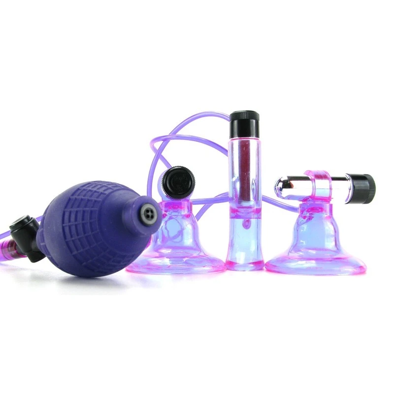 Pipedream Fetish Fantasy Vibrating Triple Suckers - Pink - Image 1