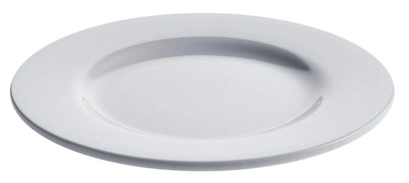 A di Alessi PlateBowlCup Side Plate, Set of 4, (AJM28/5) , White