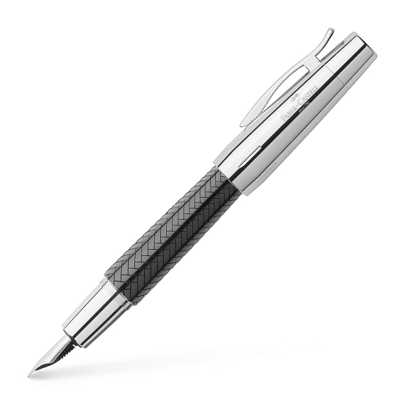 Faber-Castell E-Motion Fountain Pen Parquet Black - Image 1
