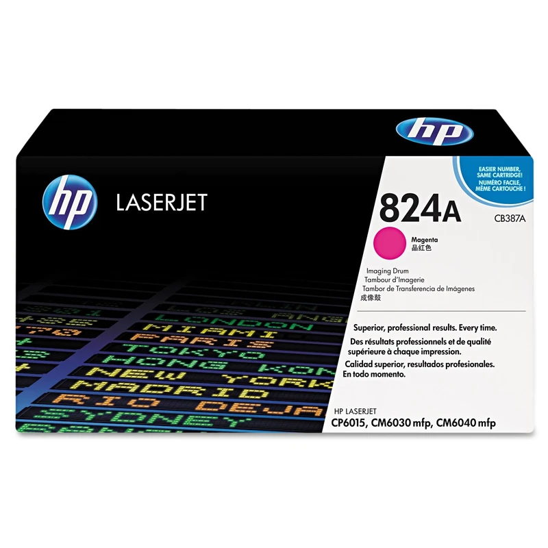 HP CB387A 824A LaserJet Image Drum, Magenta, Single Pack