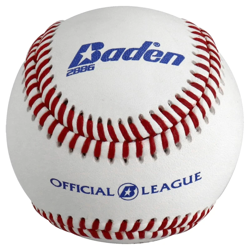 Baden Official League Raised Seams Leather Baseballs - 2BBG (Dozen)