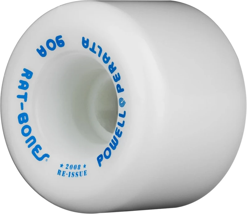 Powell Peralta Rat Bones 60mm 90A White Skateboard Wheels (Set of 4)