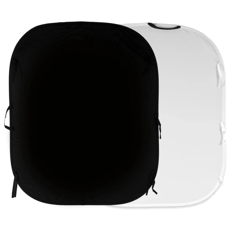 Manfrotto Collapsible Background - 1.5 x 1.8 m (5 x 6) feet, Black/White