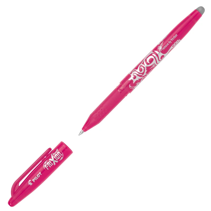 Pilot Frixion Pink Erasable Rollerball Pen - 0.7mm Tip, Refillable