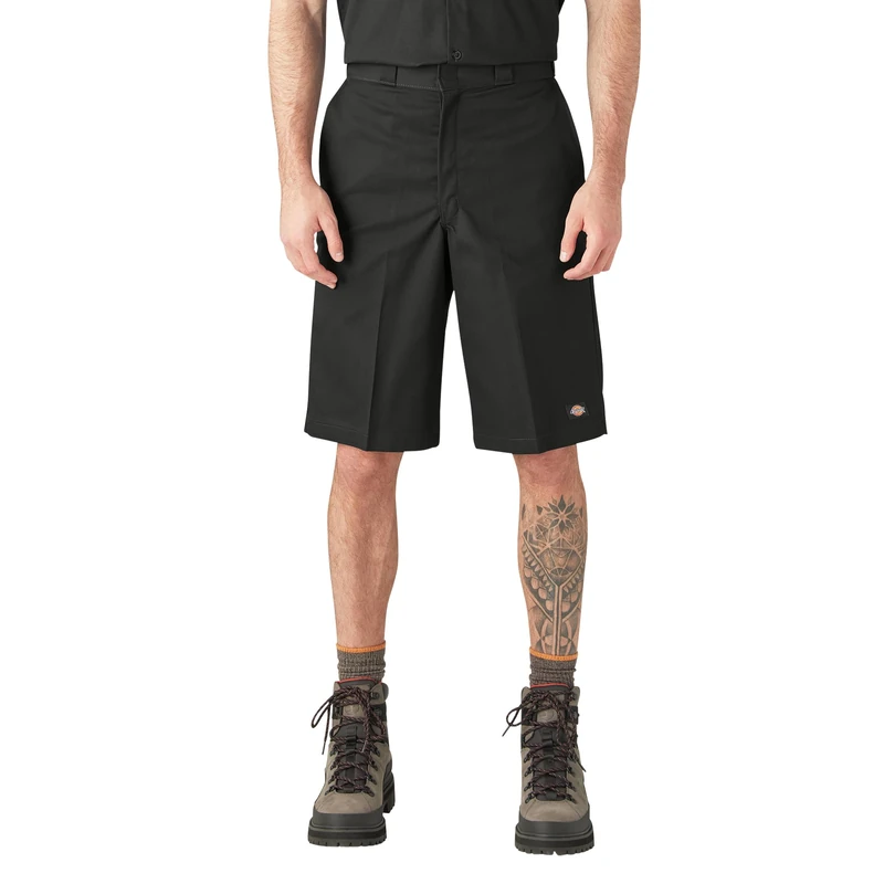 Dickies Men's 13-Inch Multi-Use Pocket Work Shorts, Black, W44