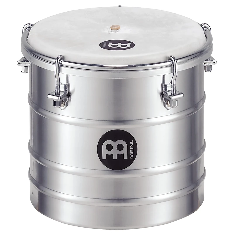 Meinl Percussion Aluminum Series Cuica - Extra Small Hand Drum with Goat Skin - 6 Inches Height - Aluminum, Silver (QW6)