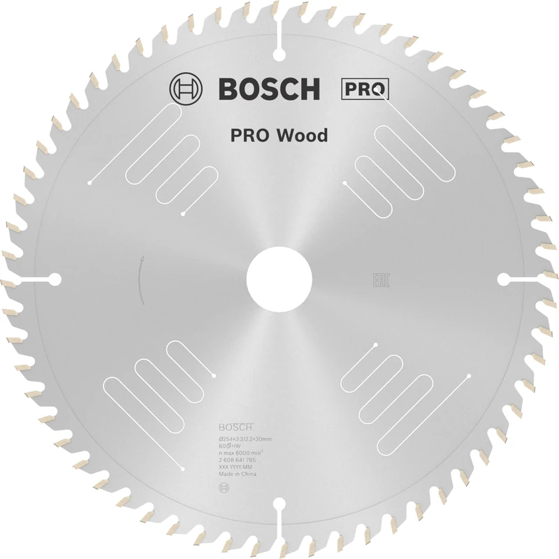 Bosch 1x PRO Wood Circular Saw Blade for Corded Mitre Saws (for Softwood, Hardwood, Ø mm, Professional Accessory Mitre Circular Saw)