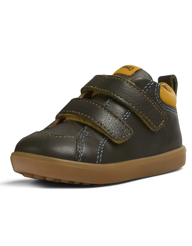 Camper K900236 Pursuit First Walkers, Boots Booties Boy Girl, Dark Green 011, 5.5 UK