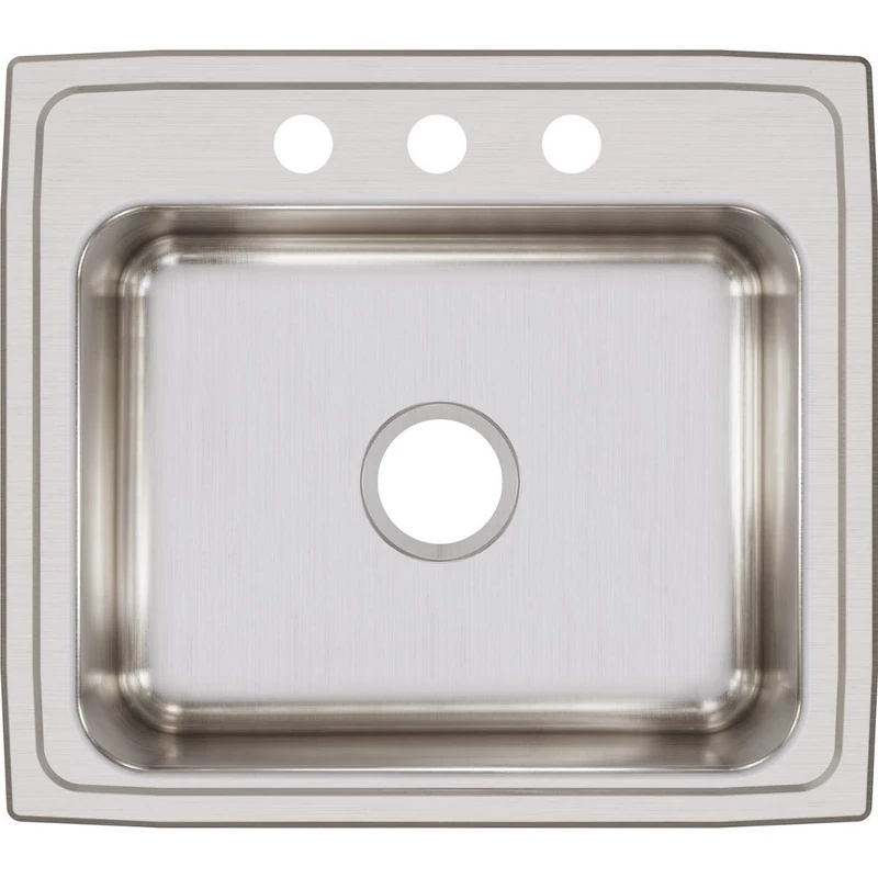 Elkay Lustertone LR22193 Single Bowl Top Mount Stainless Steel Sink