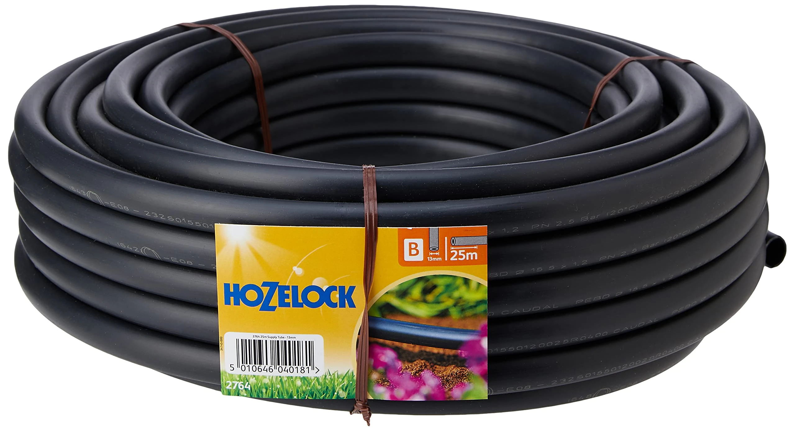 Hozelock 2764R0000 PVC Supply Hose, 25 m x 13 mm
