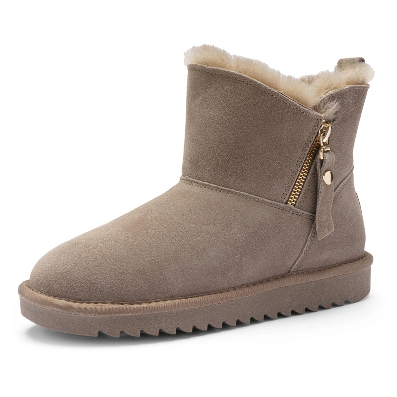 ARA Alaska Boot Black, Taupe, 6-6.5 UK