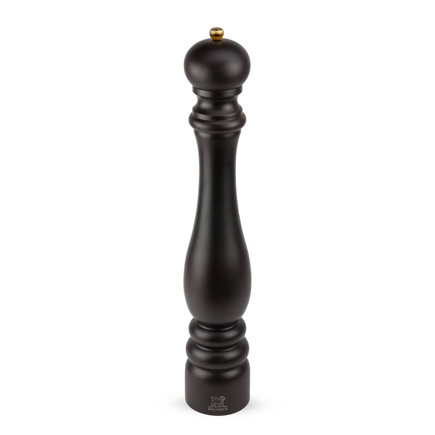 PEUGEOT - Paris 50 cm Pepper Mill - Classic Grind System - Made with PEFC Certified Wood - Lifetime Guaranteed Mechanism - Made in France - Chocolate Colour