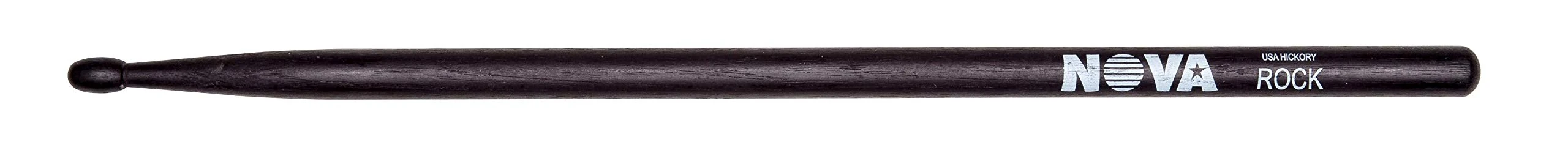 Vic FIrth - NOVA Drumsticks - NROCKB - Wood Tip - Black