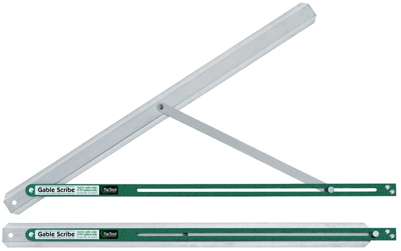 PacTool SA904 30-Inch Angle Measuring Tool - Aluminum Gable Scribe - Professional/Contractor Grade Tools