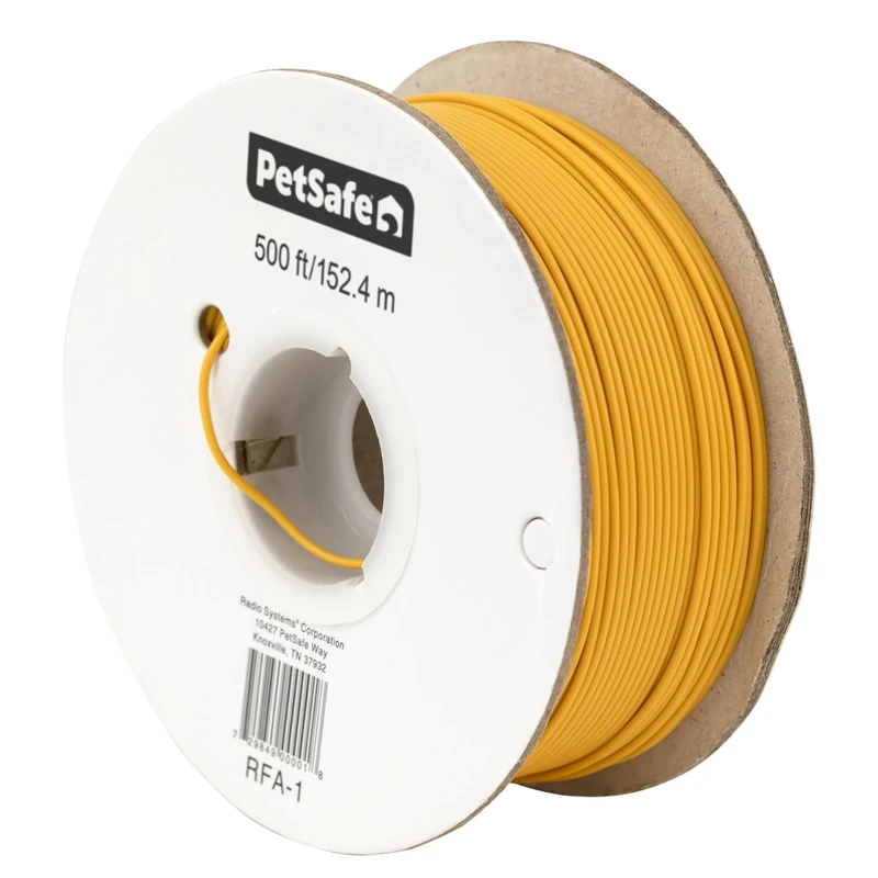 PetSafe Boundary Wire, 500 foot Spool of Solid Core 20-Gauge Copper Wire, In-Ground Pet Fence Wire, Colors May Vary,Yellow