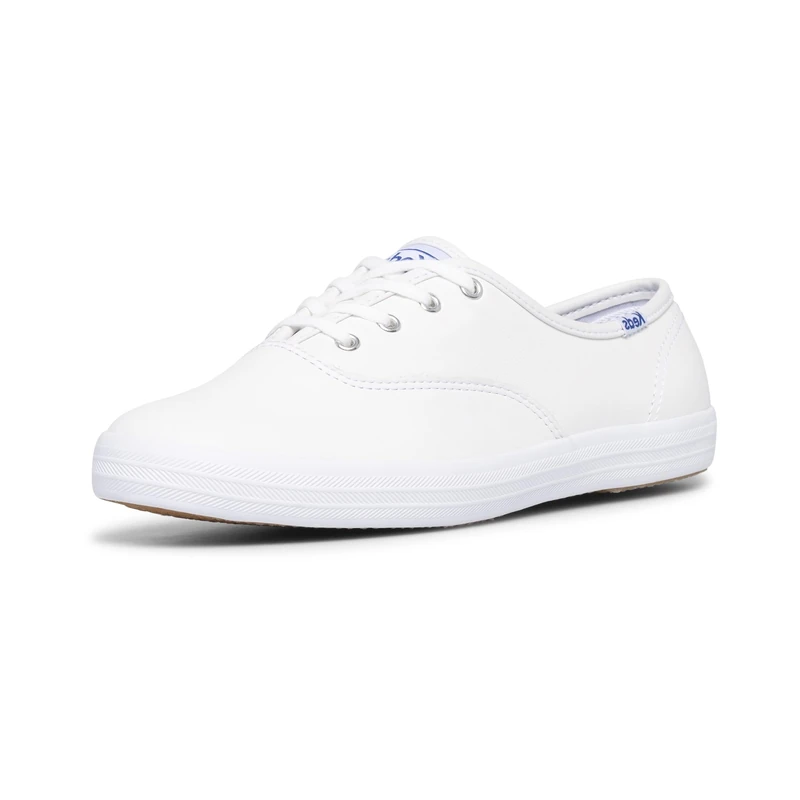 Keds Women's Champion Slip on Sneaker, White Canvas, 6 UK