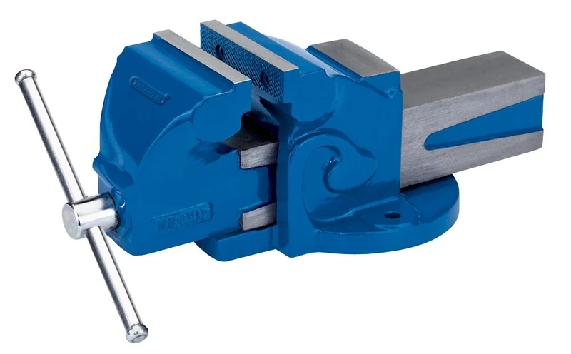 Draper 45230 Engineers Bench Vice, 100mm , Blue
